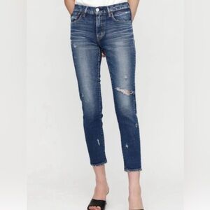MOUSSY VINTAGE Howa factory destroyed jeans 27